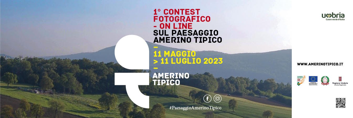 Al via, in Umbria, dall’11 maggio 2023 il primo contest fotografico sul #PaesaggioAmerinoTipico